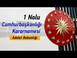 📘 1 Sayılı Cumhurbaşkanlığı Kararnamesi – Adalet Bakanlığı (Detaylı Ders Notu)