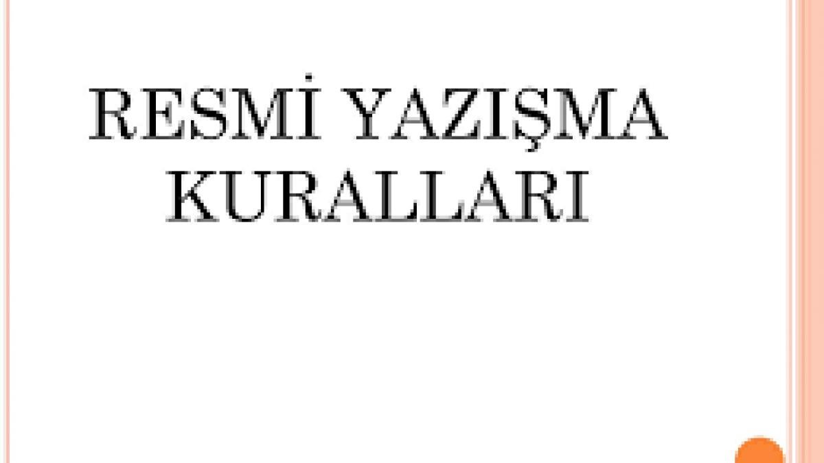 Resmî Yazışmalarda Uygulanacak Usul ve Esaslar Hakkında Yönetmelik