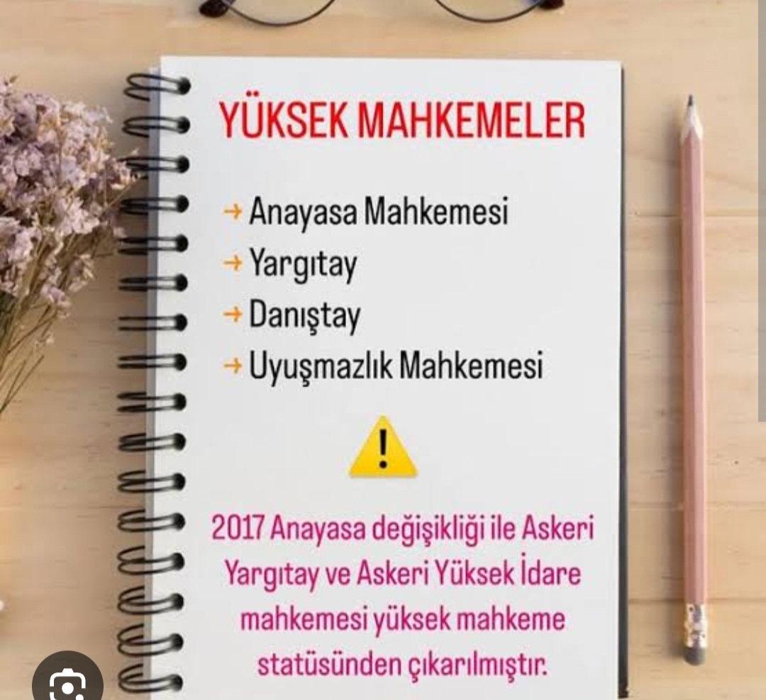 TÜRKiYE'DEKİ YÜKSEK MAHKEMELER: ÜYE SEÇİMİ, SÜRELER VE GÖREVLER