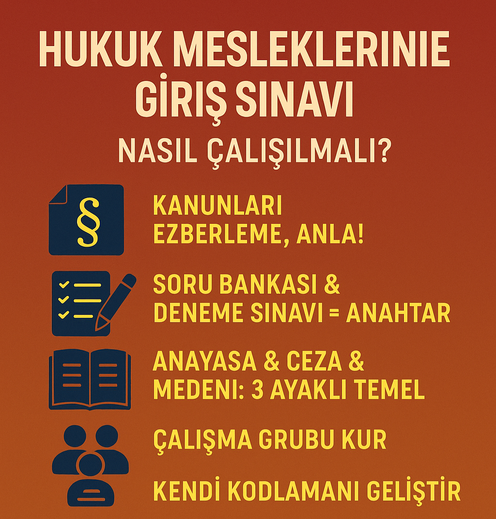 Hukuk Mesleklerine Giriş Sınavı: Neden Başaramadık, Nasıl Başarırız?