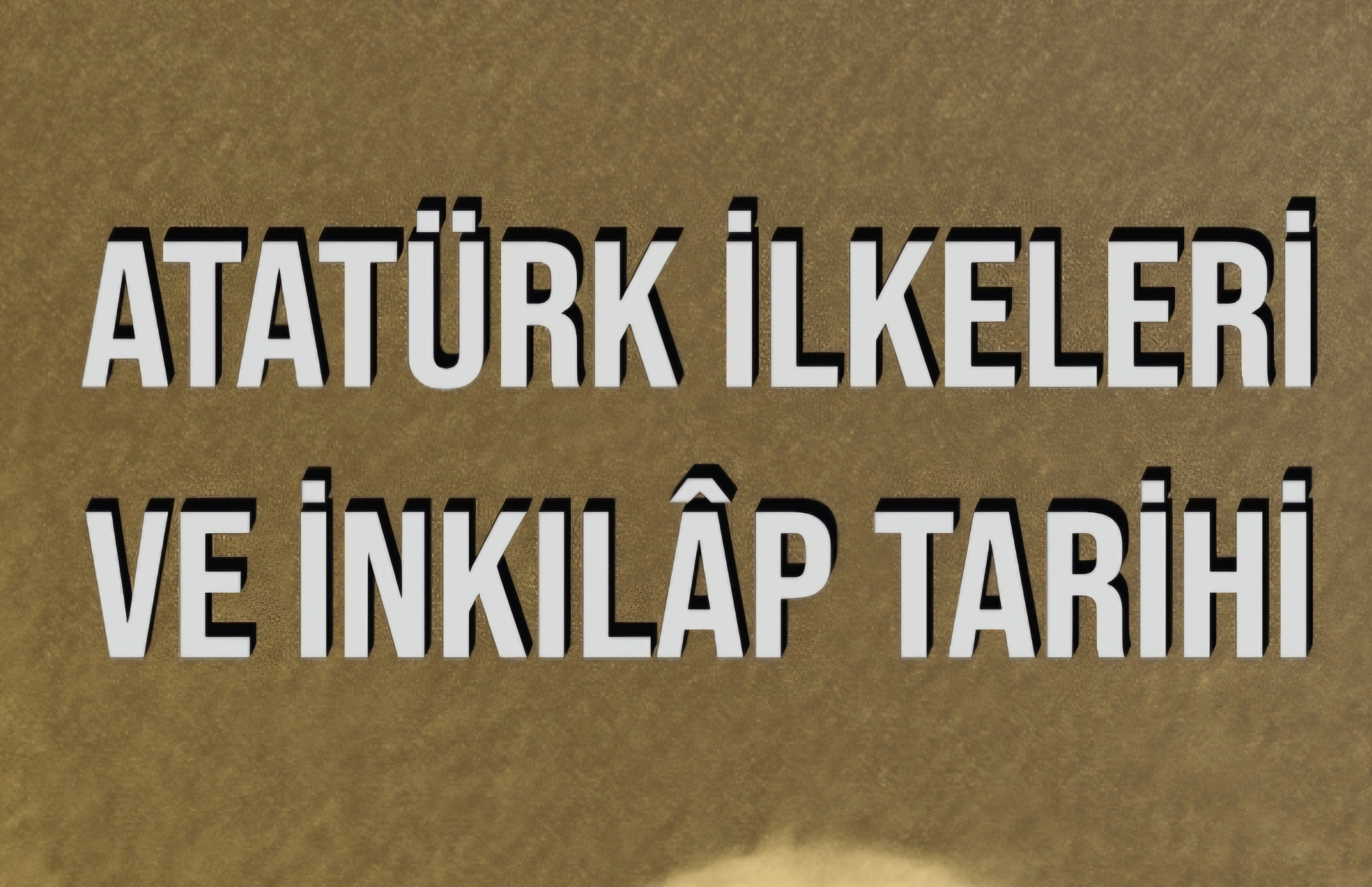 İNKILAP TARİHİ DERS NOTU