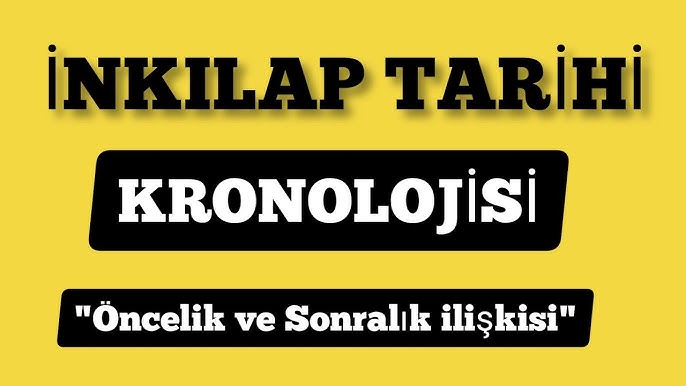 Adalet Bakanlığı Yazı İşleri Müdürlüğü Görevde Yükselme Sınavı için uygun olacak şekilde kronolojik sırayla özetlenmiş İnkılap Tarihi ders notu:
